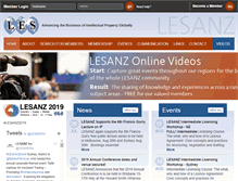 Tablet Screenshot of lesanz.org.au